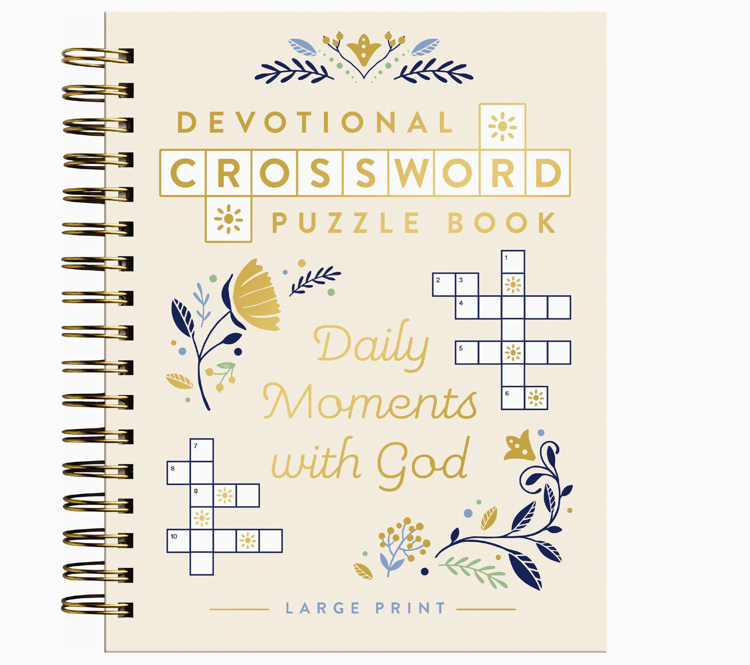 Devotional Crossword Puzzle Book: Daily Moments with God