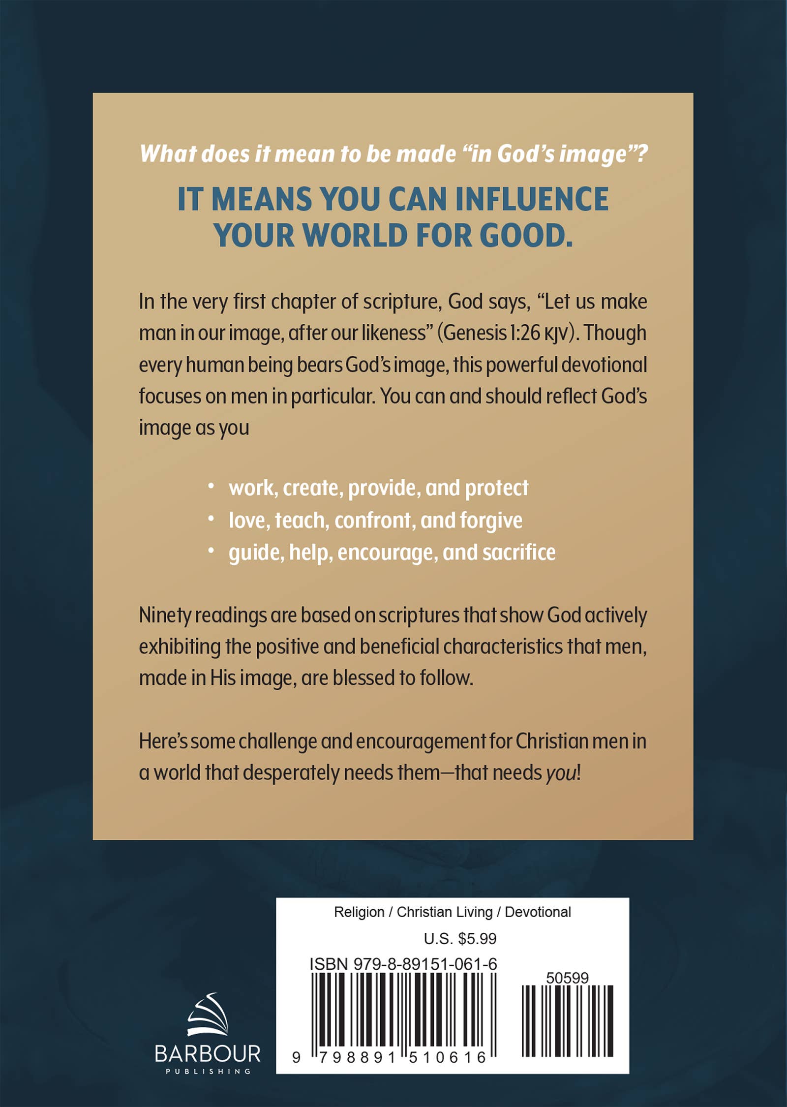 Challenging Devotions for the Man Made in God’s Image